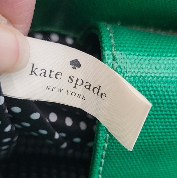 Kate Spade NY Emerald Green Shiny Top Handle Bag - Picture 8 of 13